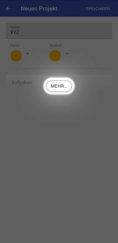 Das Projekt mit weiteren Details verfeinern