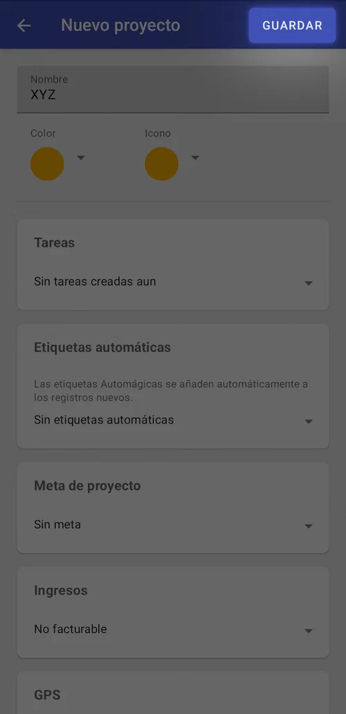 Guardar el proyecto