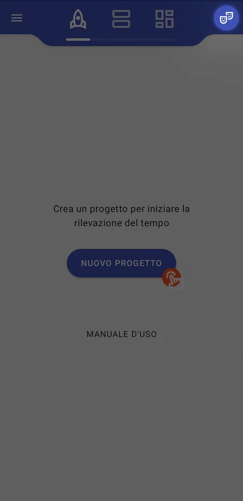 Aprire il selettore di profilo