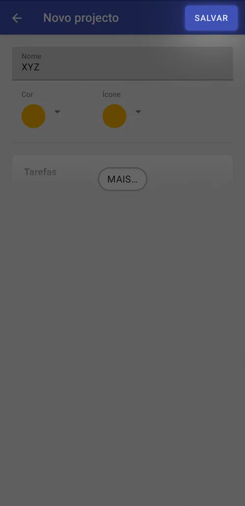 Guardar o projeto