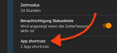 In den Einstellungen anpassen