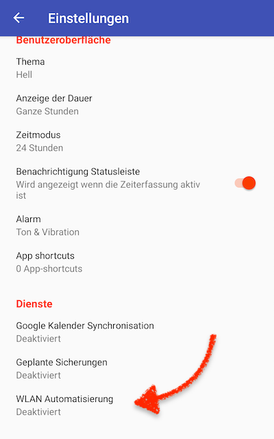 Einstellungen