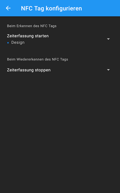 Tag konfigurieren