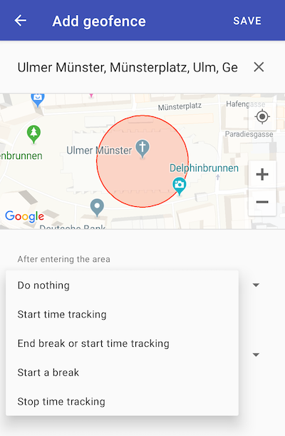 Geofencing