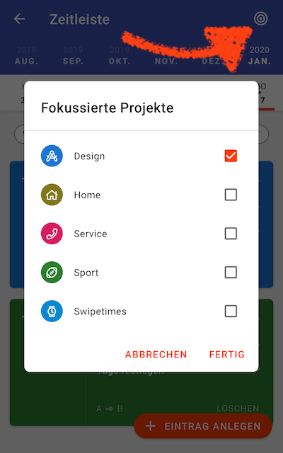 Fokus setzen