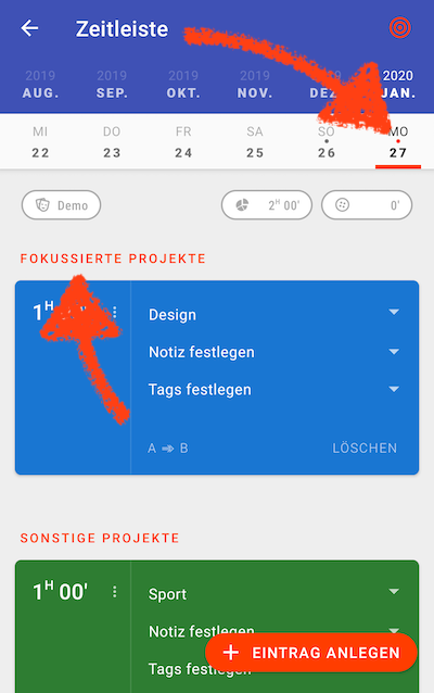 Zeitleiste