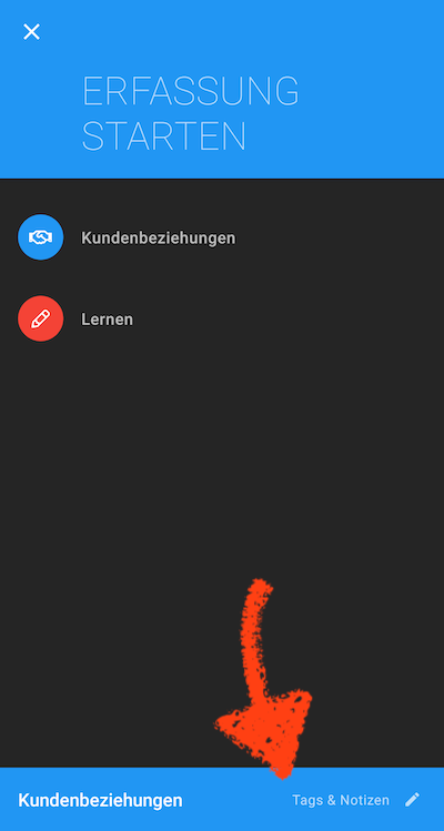 Tags & Notizen