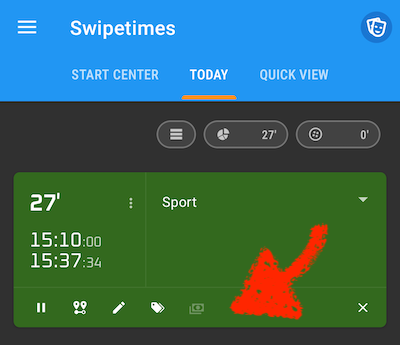 New control bar
