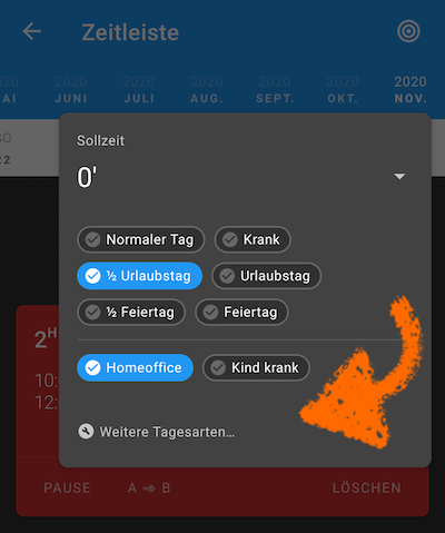 Tagesarten