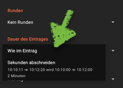 Abschneiden