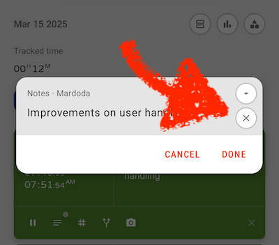 Delete note