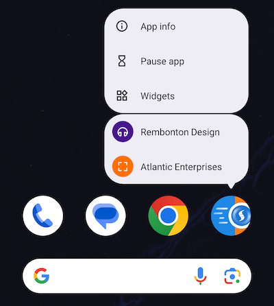 Invoke shortcut