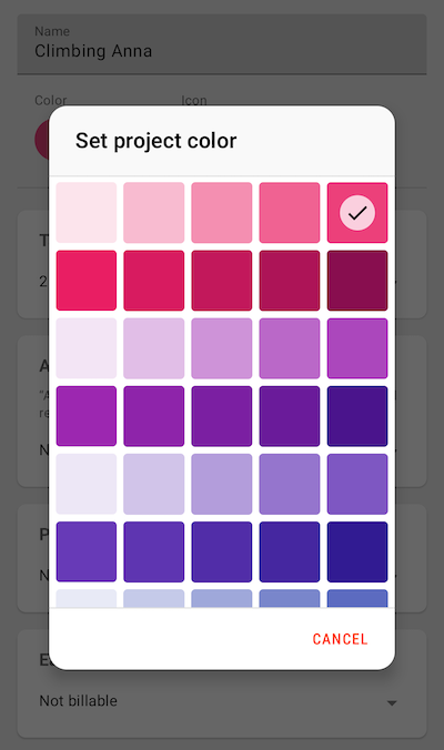 New color picker
