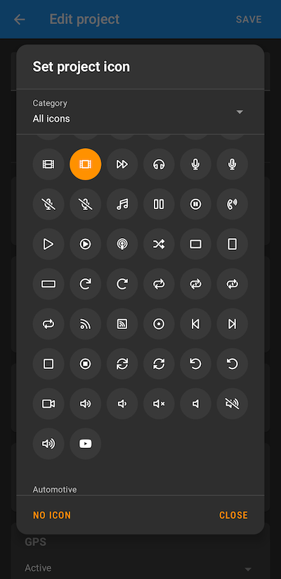 Icon picker